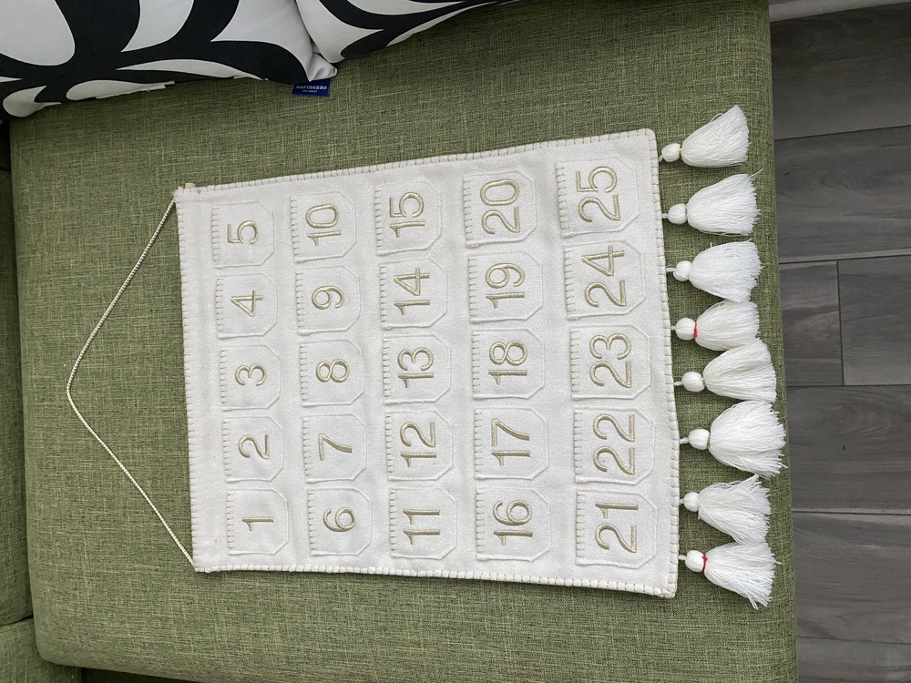 Target Opalhouse Holiday Advent Calendar with Tassels